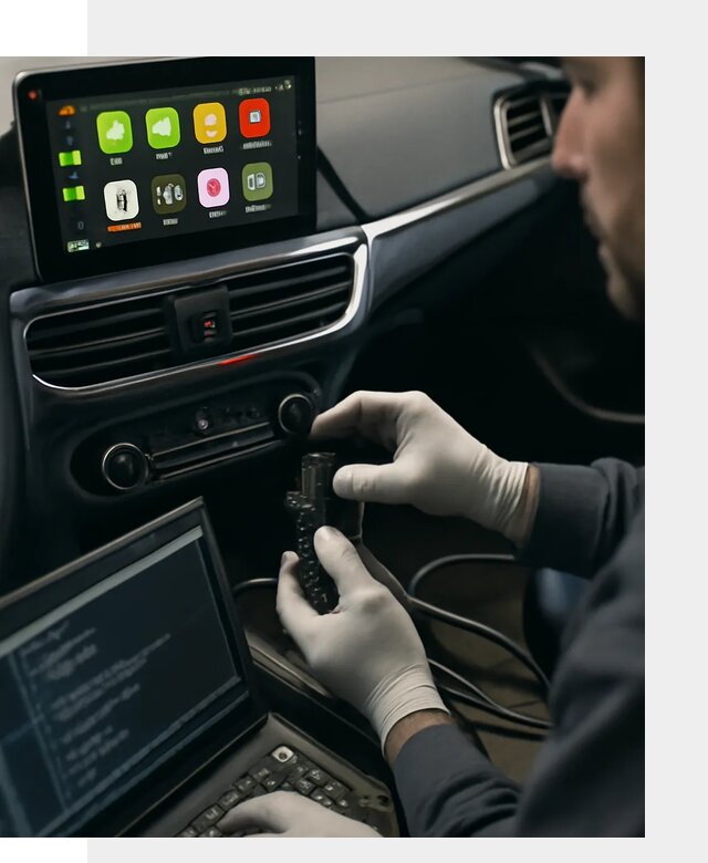 Активация Apple CarPlay в Кохме для штатной мультимедиа